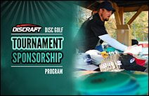 Discraft disc golf tournament sponsorship program