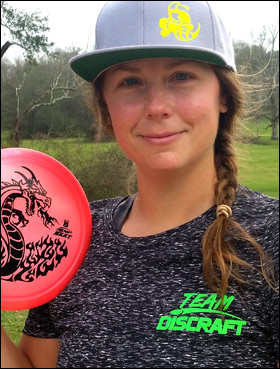 Brandie Myers / Team Discraft disc golf pro